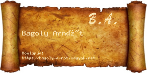 Bagoly Arnót névjegykártya